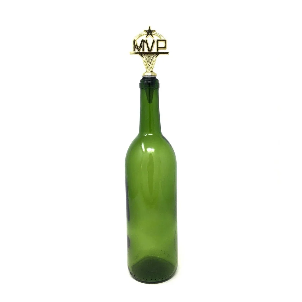 Handmade Bottle Stopper made from Repurposed MVP Trophy
